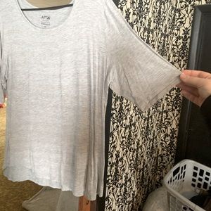 Faded stripped shirt.